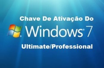Chave De Ativação Do Windows 7 Ultimate 32/64 Bits Grátis PT-BR